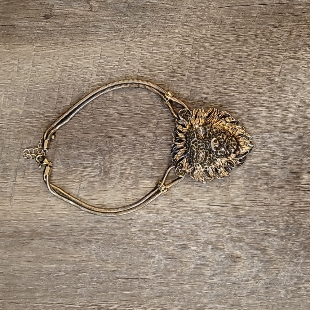 Lion head necklace